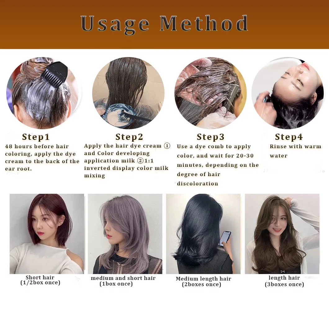 Pink Silver Dye No Alcohol No Peroxide Acid Semi Permanent Human Hair Wig Ador E Hair Dye Color